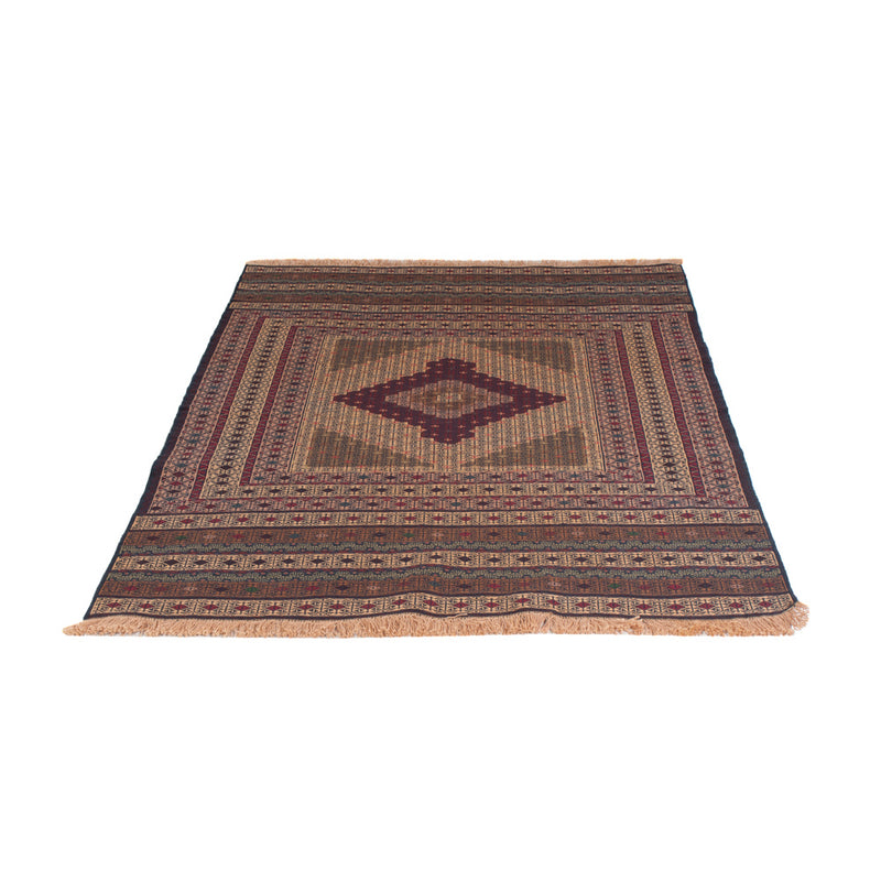 Kelim Afghan Teppich 127x188cm - mehrfarbig