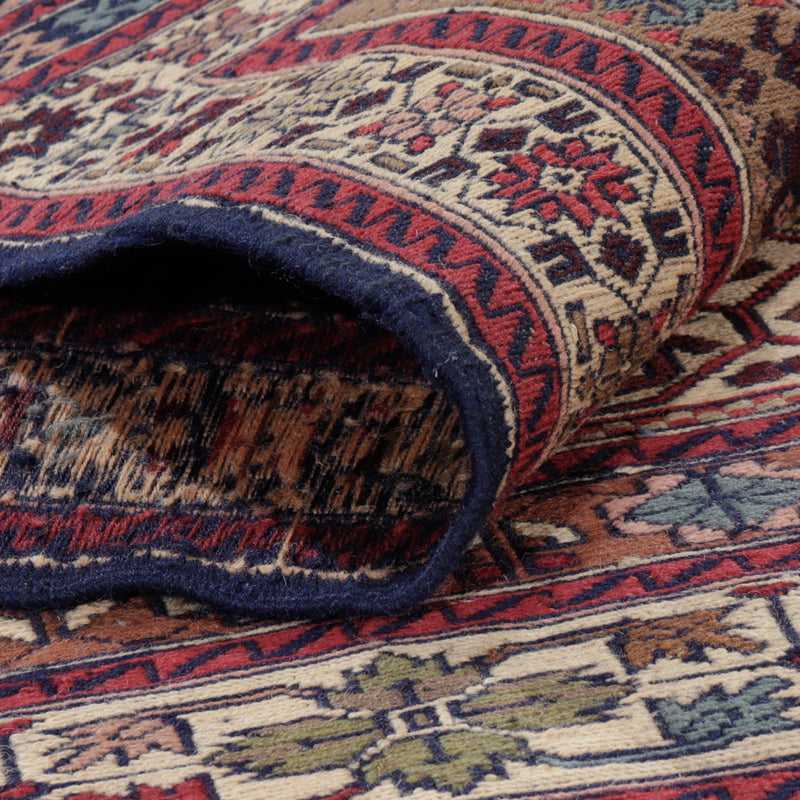 Kelim Afghan Teppich 135x200cm - mehrfarbig