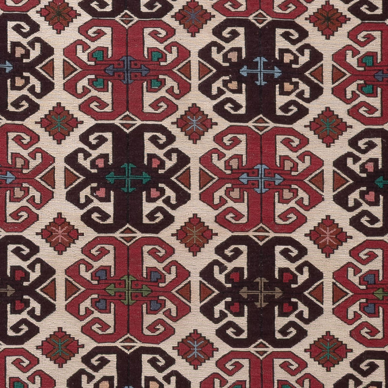 Kelim Afghan Teppich 132x195cm - mehrfarbig