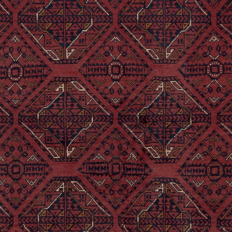 Afghan Teppich 151x191cm - Orientteppich - rot