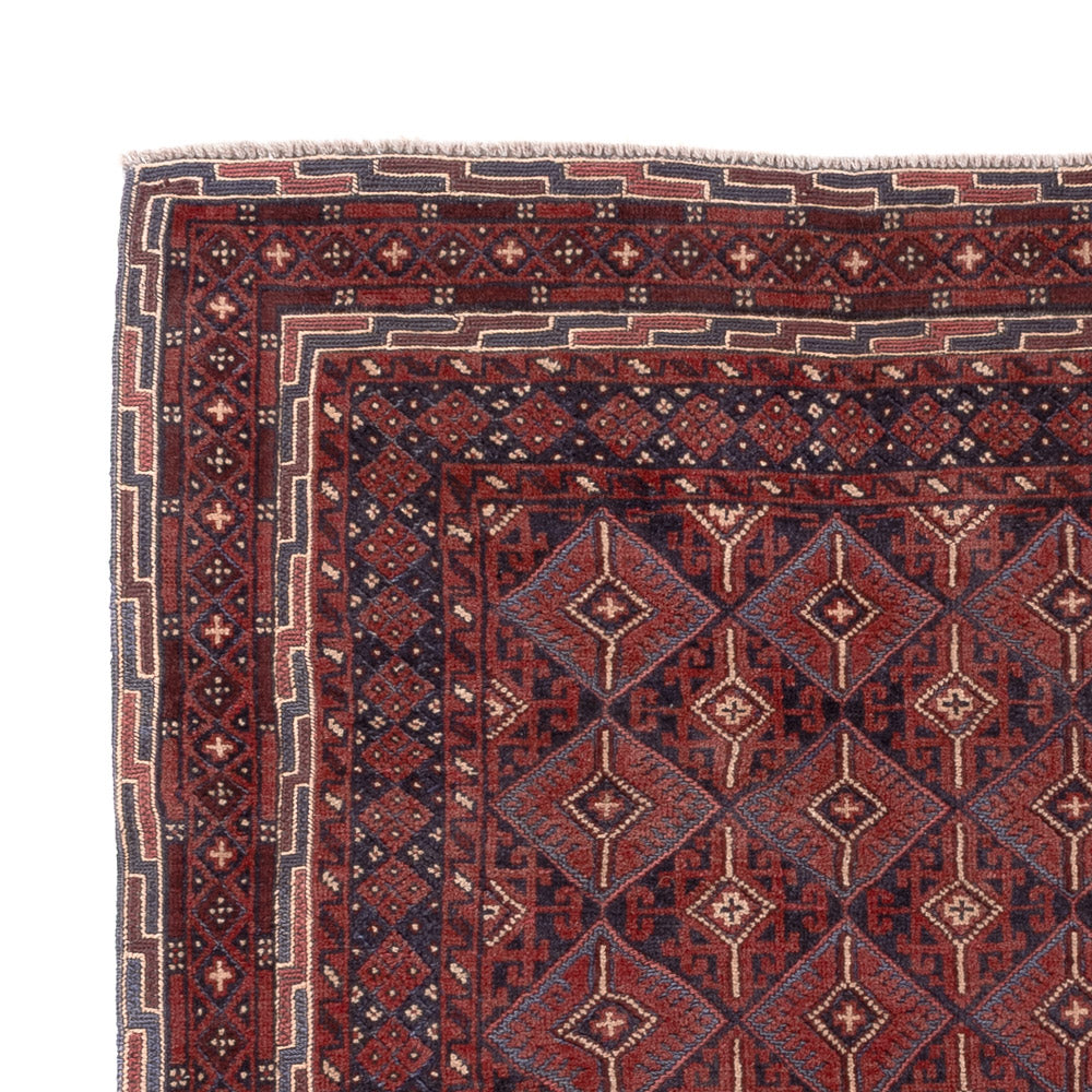 Kelim Afghan Teppich 147x194cm - mehrfarbig