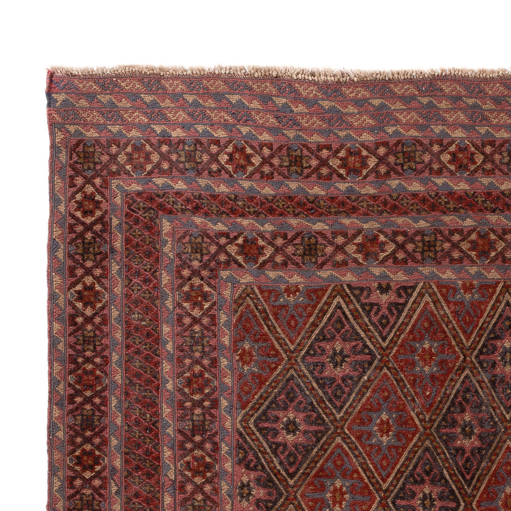 Kelim Afghan Teppich 156x193cm - mehrfarbig