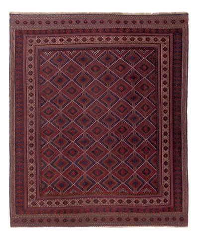 Kelim Afghan Teppich 146x177cm - mehrfarbig
