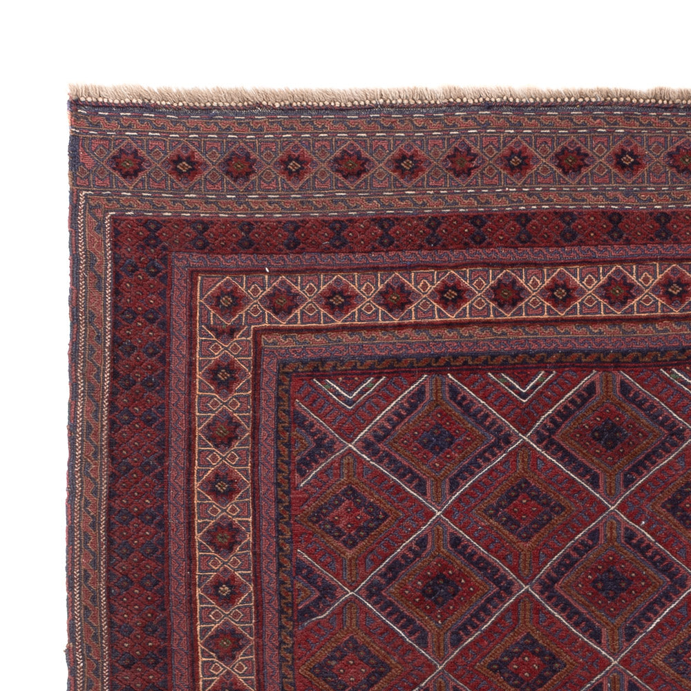 Kelim Afghan Teppich 146x177cm - mehrfarbig