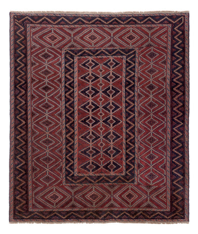 Kelim Afghan Teppich 149x175cm - mehrfarbig