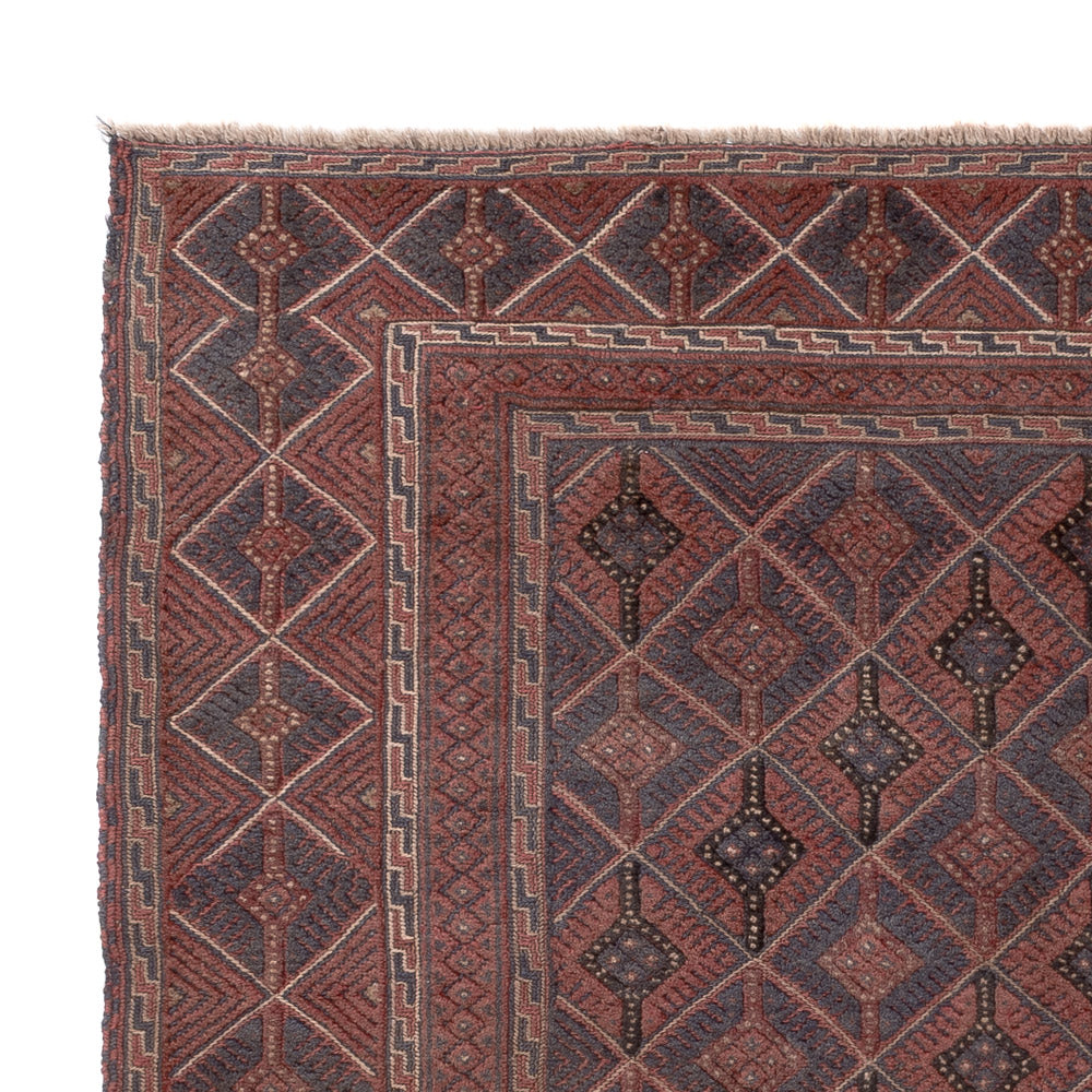 Kelim Afghan Teppich 145x190cm - mehrfarbig