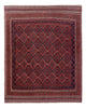Kelim Afghan Teppich 132x172cm - mehrfarbig