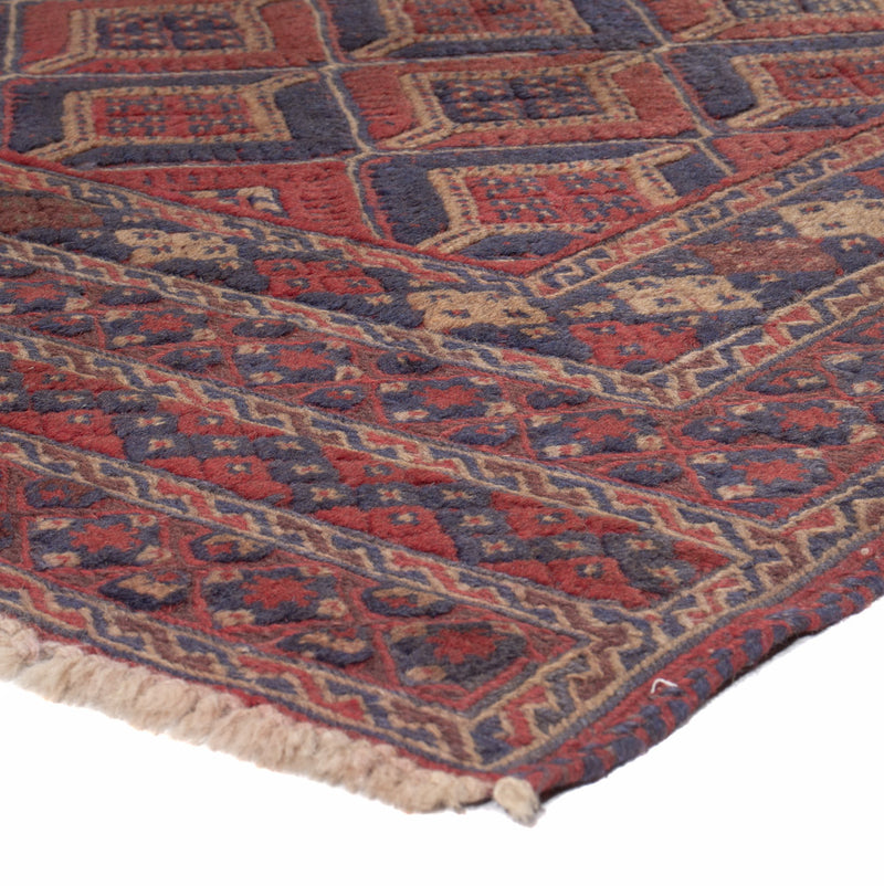 Kelim Afghan Teppich 137x197cm - mehrfarbig
