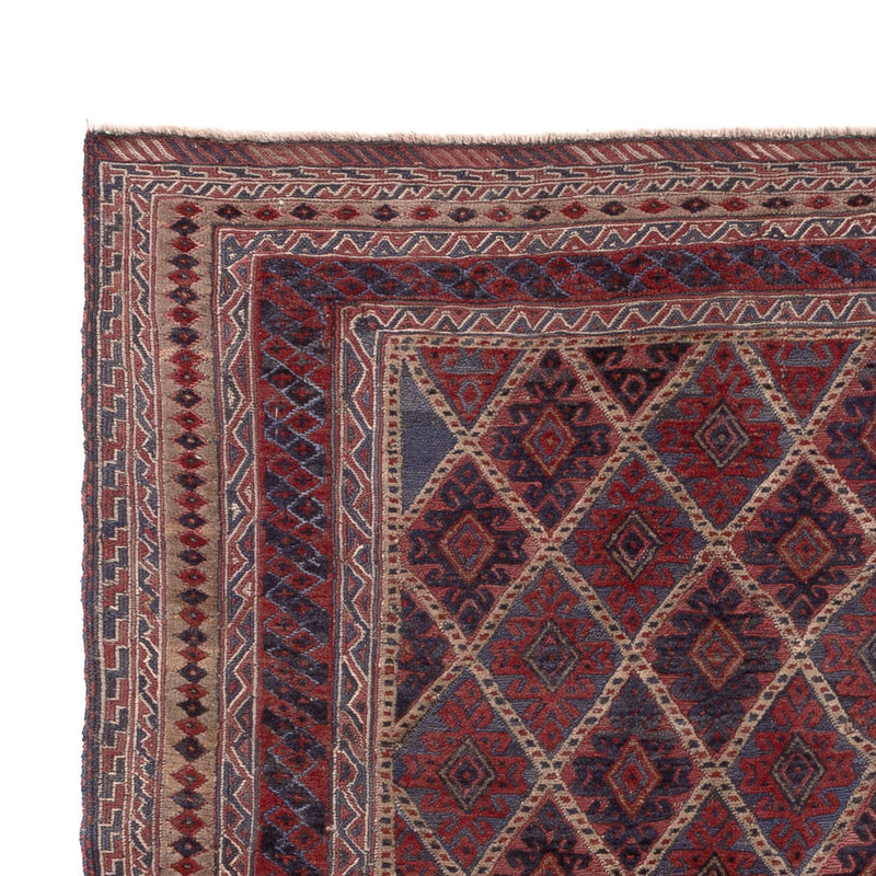 Kelim Afghan Teppich 150x194cm - mehrfarbig