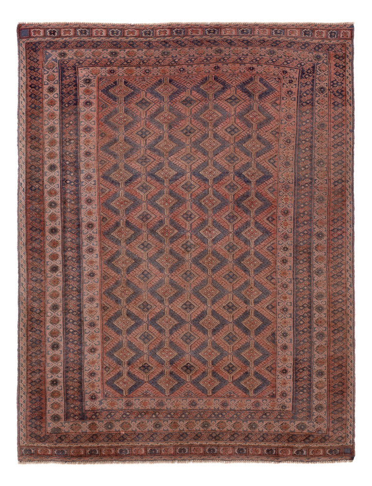 Kelim Afghan Teppich 152x200cm - mehrfarbig