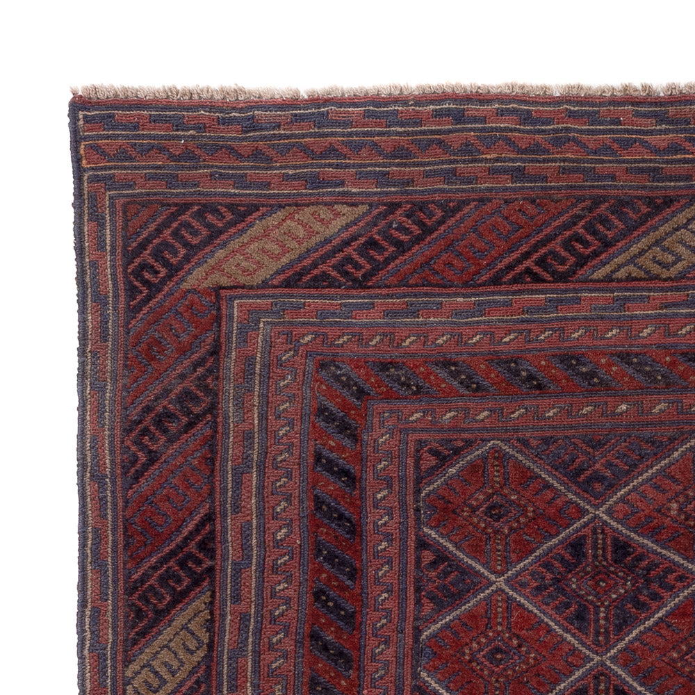 Kelim Afghan Teppich 144x179cm - mehrfarbig