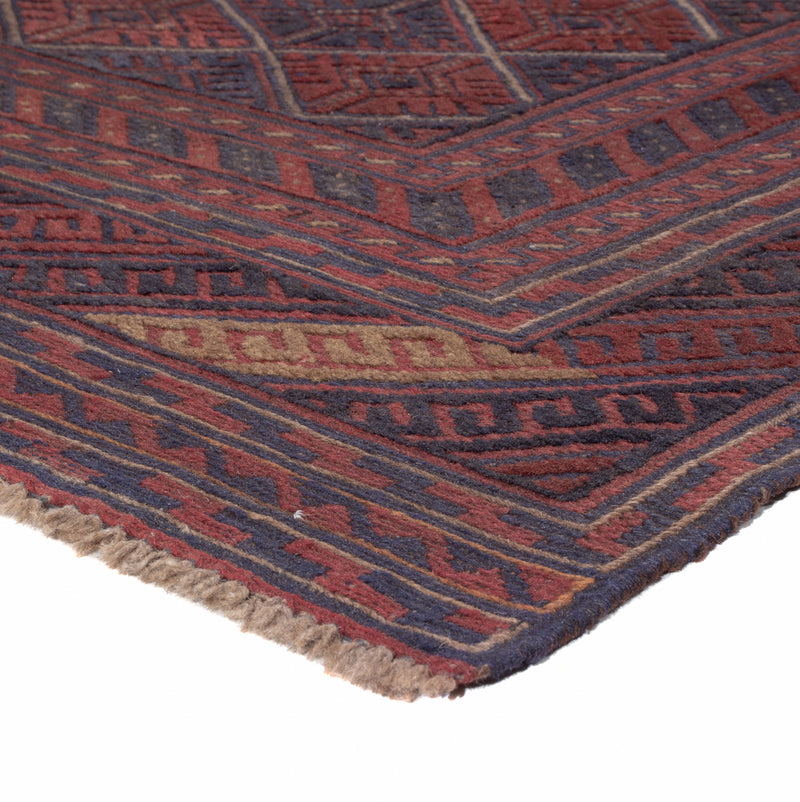 Kelim Afghan Teppich 144x179cm - mehrfarbig