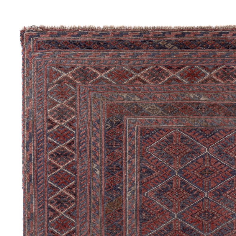 Kelim Afghan Teppich 152x186cm - mehrfarbig