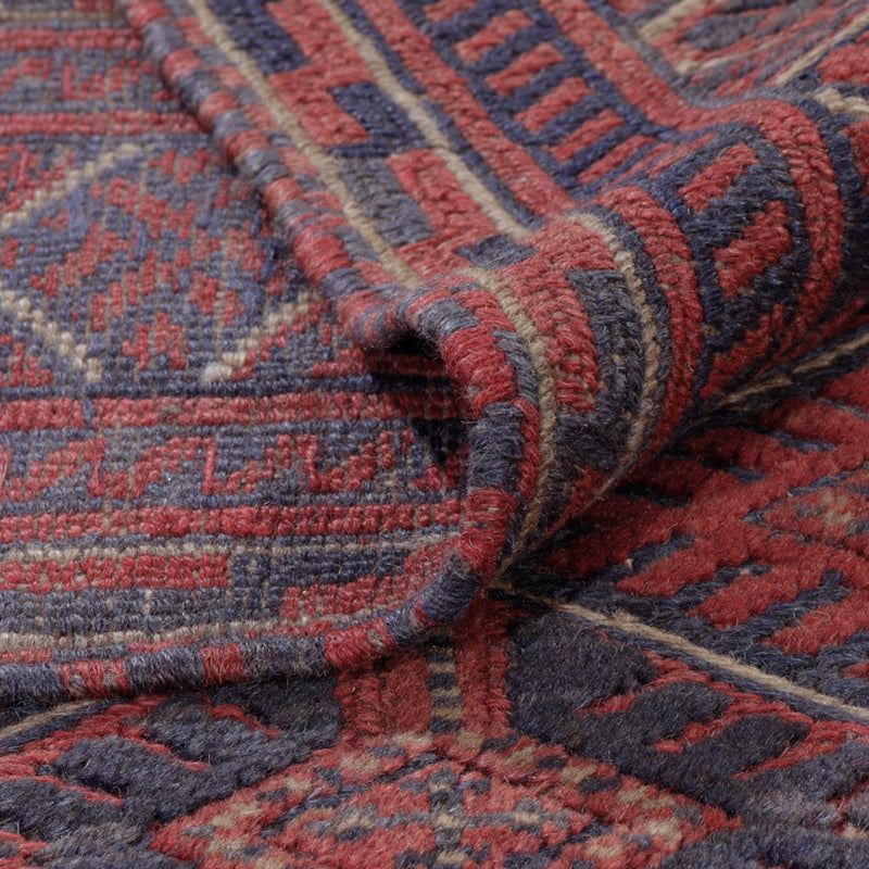 Kelim Afghan Teppich 152x186cm - mehrfarbig