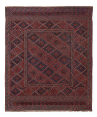 Kelim Afghan Teppich 126x146cm - mehrfarbig – product image