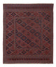 Kelim Afghan Teppich 126x146cm - mehrfarbig