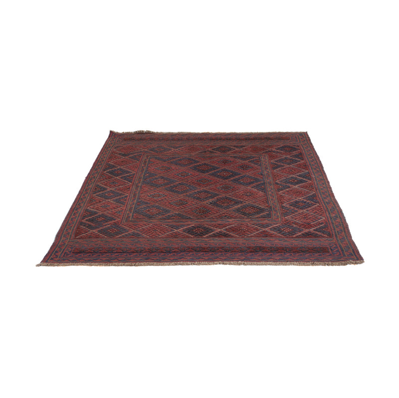 Kelim Afghan Teppich 126x146cm - mehrfarbig