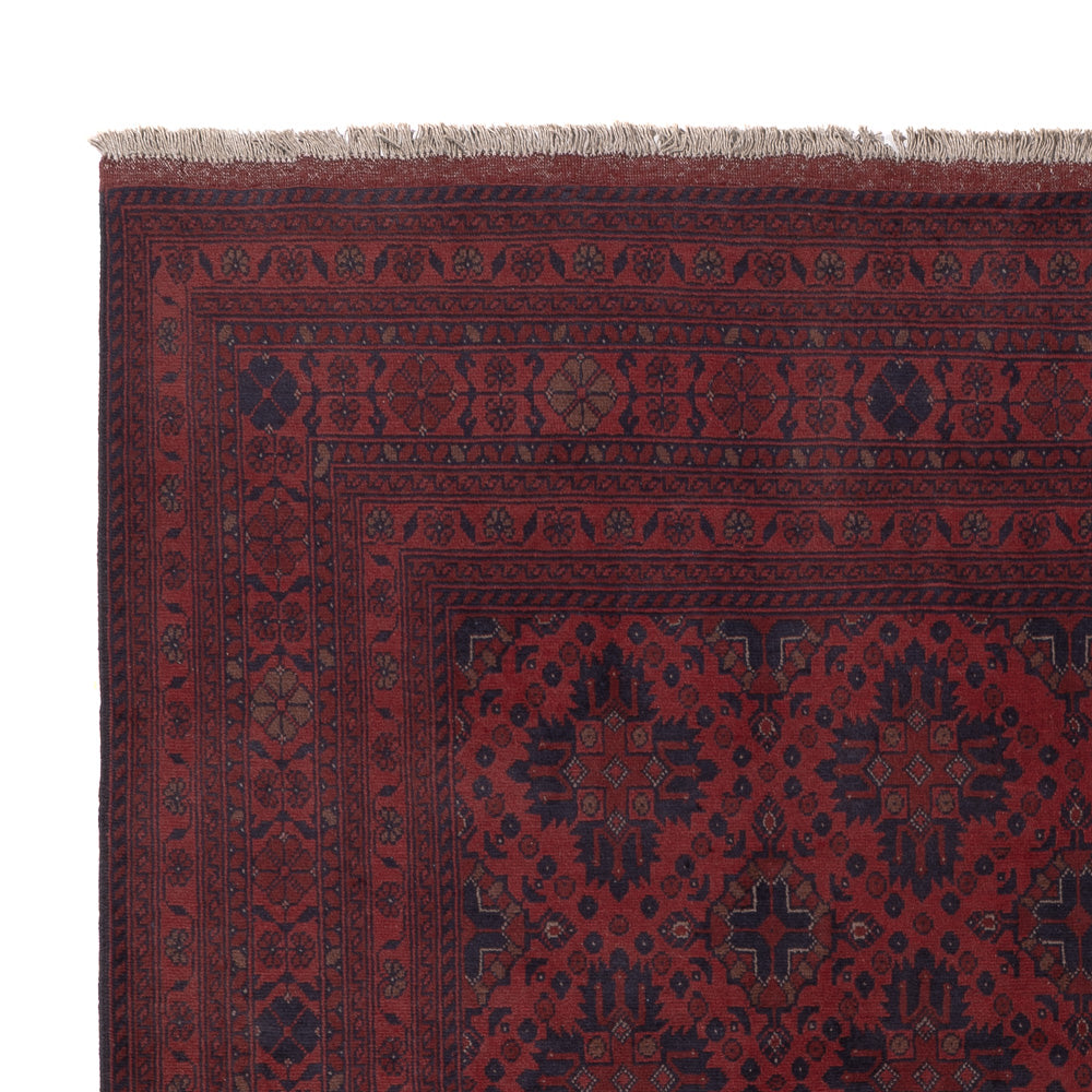 Afghan Teppich - Kunduz - 205 x 298 cm - rot