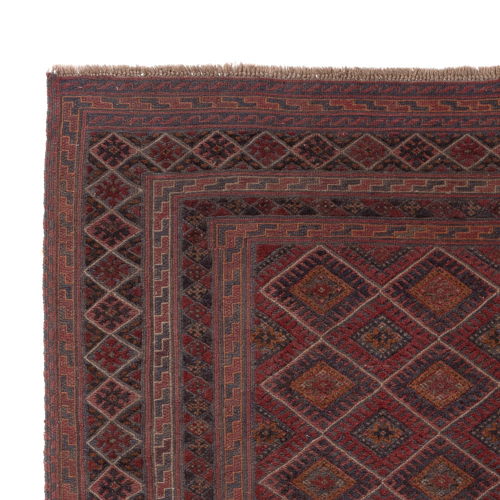 Kelim Afghan Teppich 201x275cm - mehrfarbig