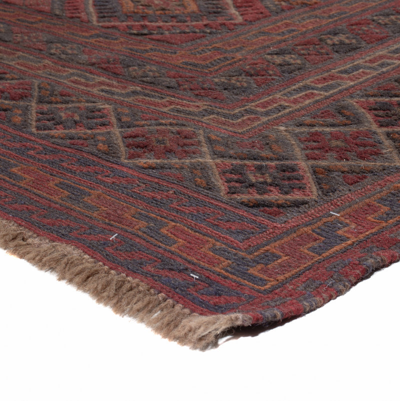 Kelim Afghan Teppich 201x275cm - mehrfarbig