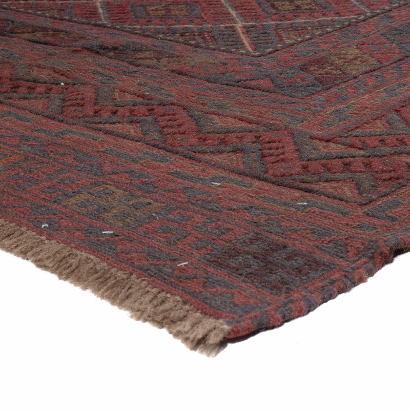 Kelim Afghan Teppich 198x272cm - mehrfarbig