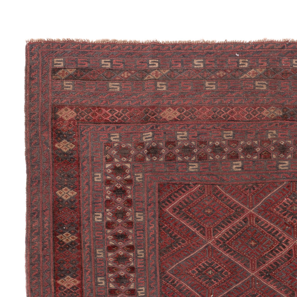 Kelim Afghan Teppich 201x278cm - mehrfarbig