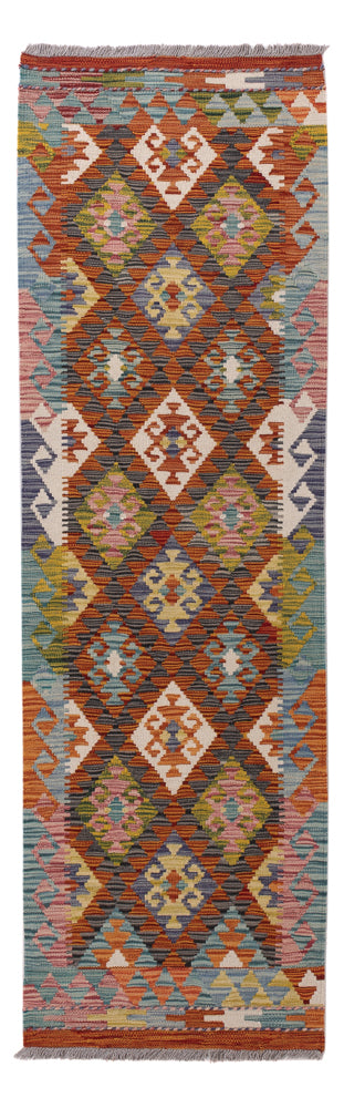 Kelim Maimene Teppich 60x202cm - mehrfarbig