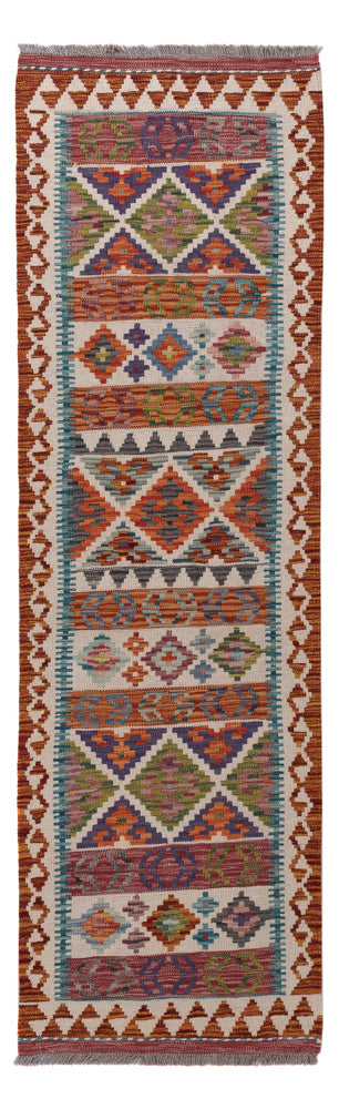Kelim Maimene Teppich 59x194cm - mehrfarbig