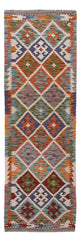 Kelim Maimene Teppich 64x188cm - mehrfarbig