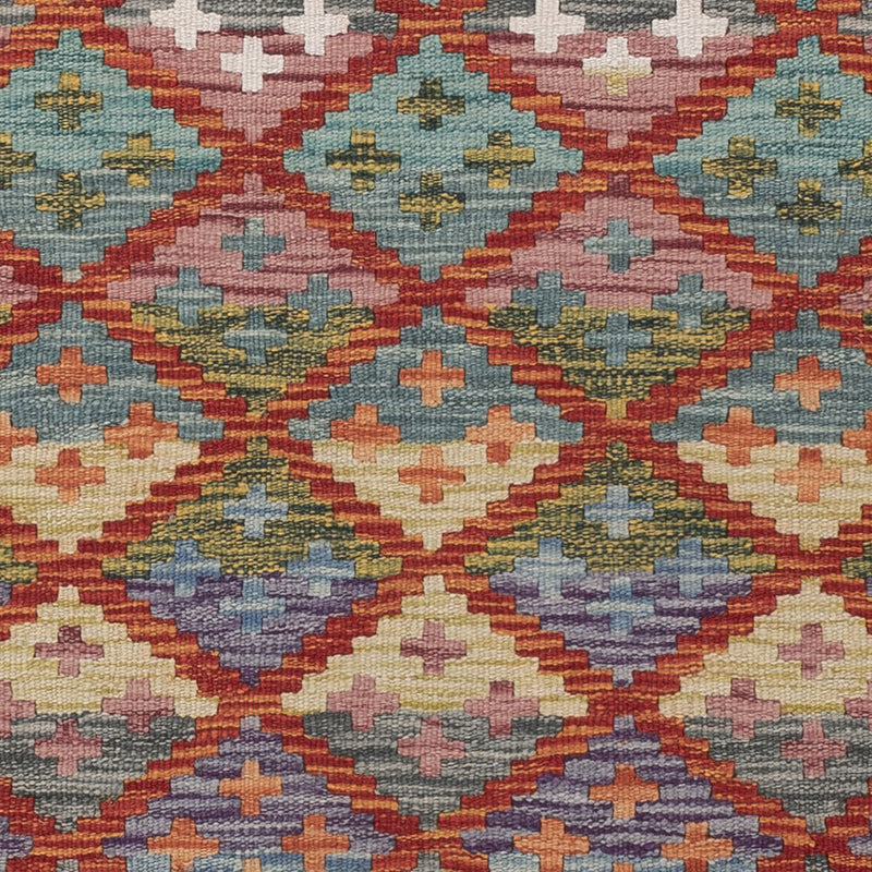 Kelim Maimene Teppich 82x198cm - mehrfarbig