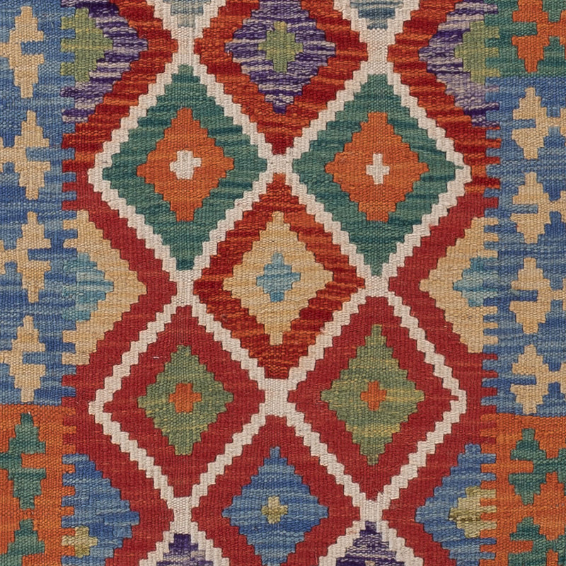 Kelim Maimene Teppich 71x200cm - mehrfarbig