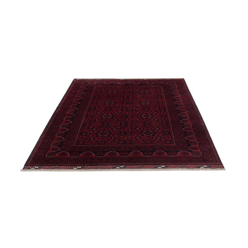 Afghan Teppich - Kunduz - 164 x 235 cm - dunkelrot