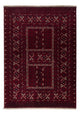 Afghan Teppich - 166 x 242 cm - dunkelrot