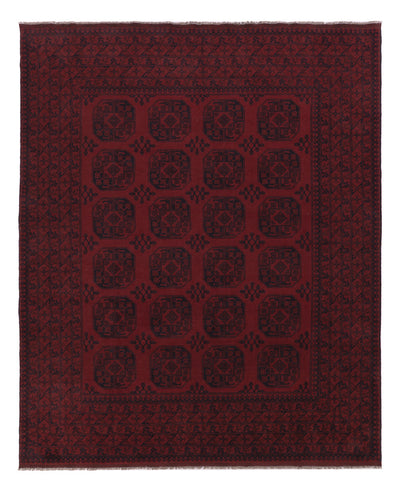 Akhche Teppich 252x302cm - Perserteppich - dunkelrot