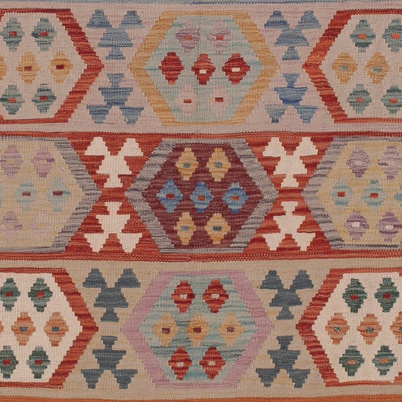 Kelim Maimene Teppich 254x352cm - mehrfarbig