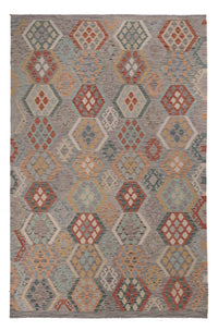 Kelim Maimene Teppich 198x297cm - mehrfarbig – product image