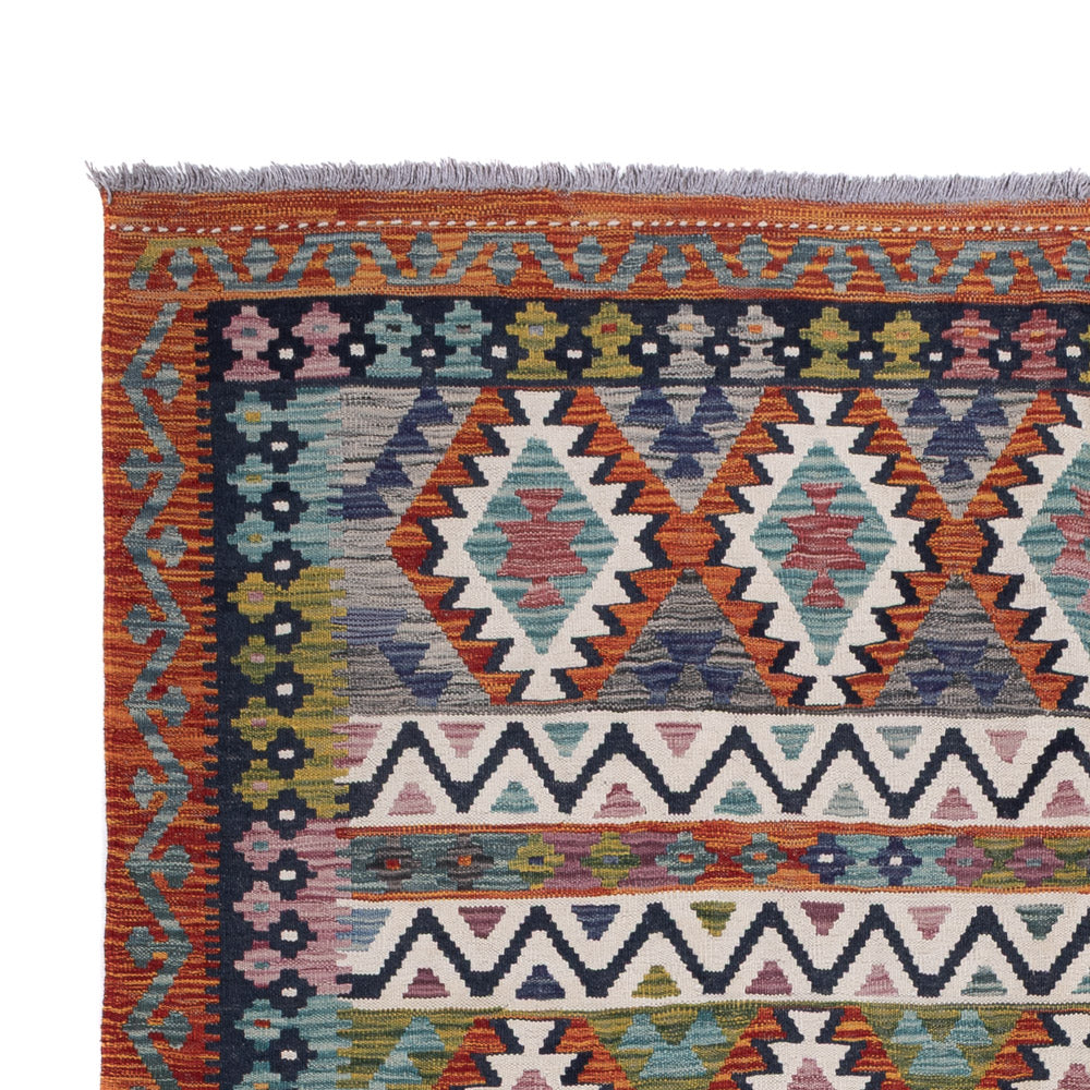 Kelim Maimene Teppich 203x315cm - mehrfarbig