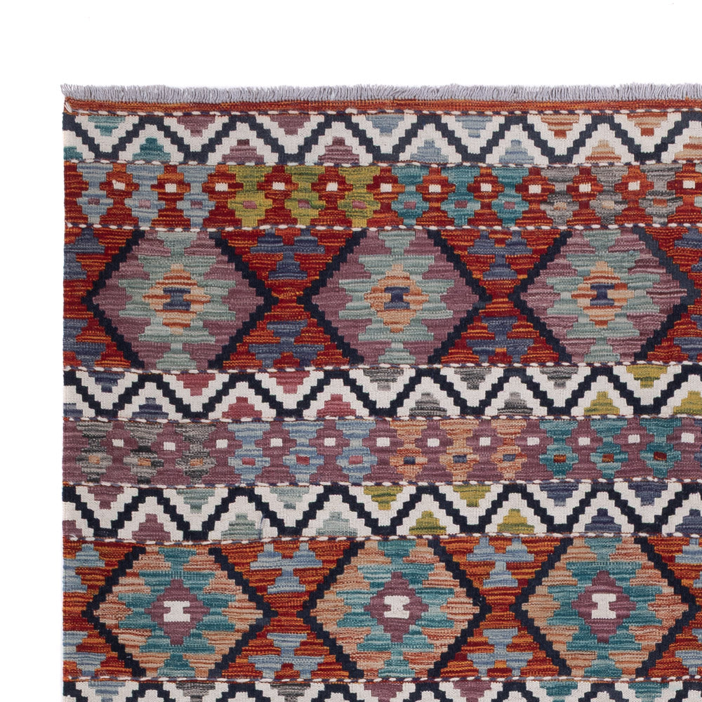 Kelim Maimene Teppich 198x303cm - mehrfarbig
