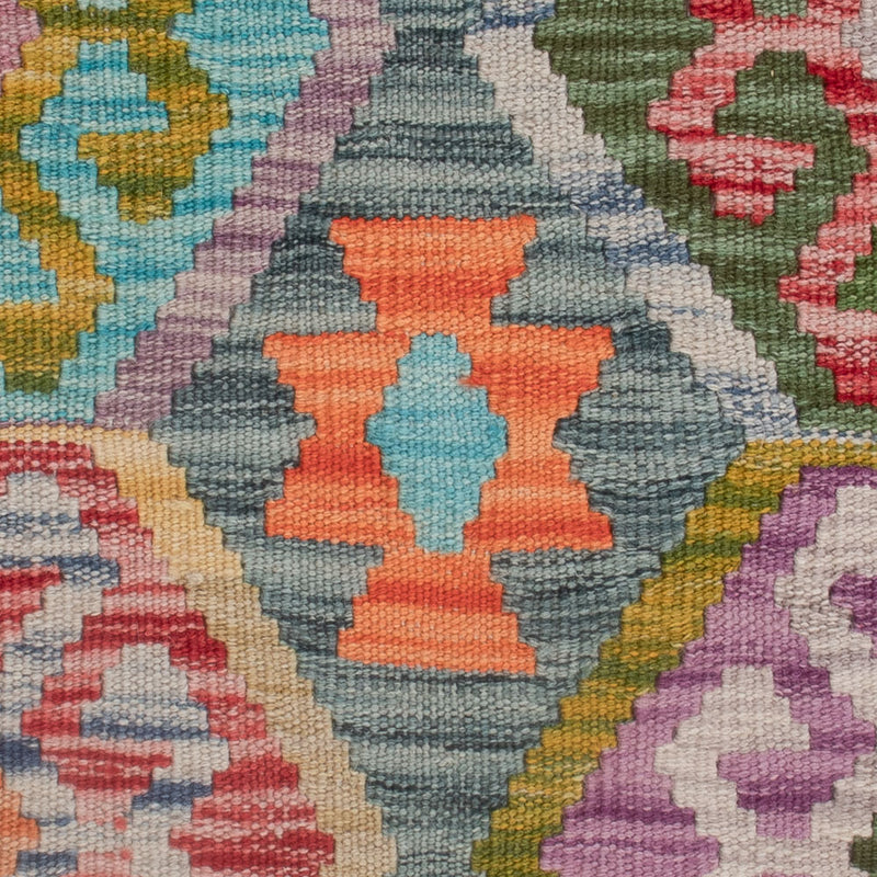 Kelim Maimene Teppich 81x124cm - mehrfarbig