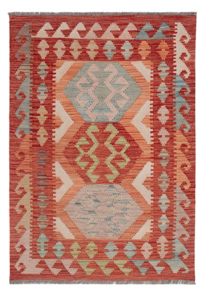 Kelim Maimene Teppich 88x126cm - mehrfarbig