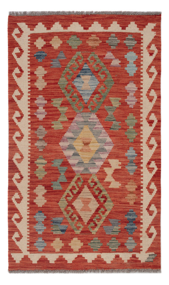 Kelim Maimene Teppich 76x121cm - mehrfarbig