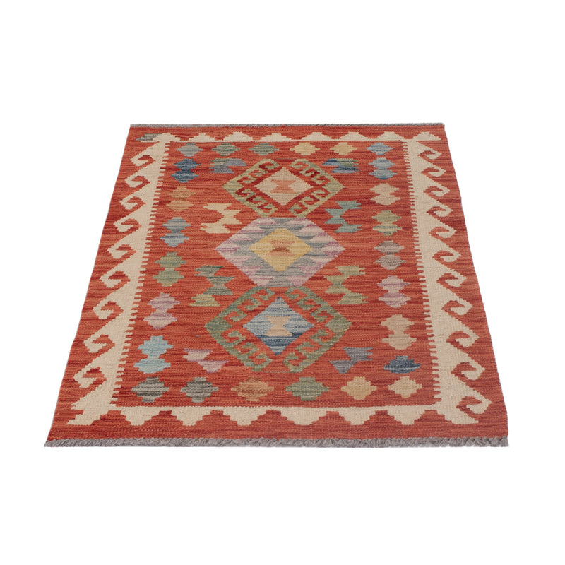 Kelim Maimene Teppich 76x121cm - mehrfarbig
