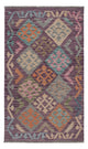 Kelim Maimene Teppich 82x135cm - mehrfarbig