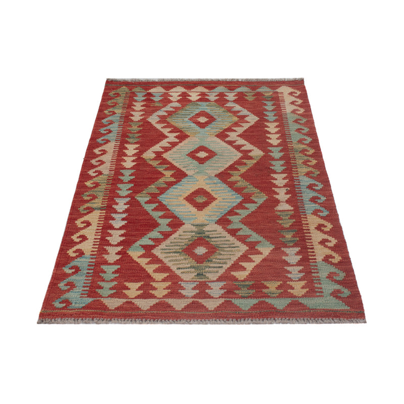 Kelim Maimene Teppich 77x131cm - mehrfarbig