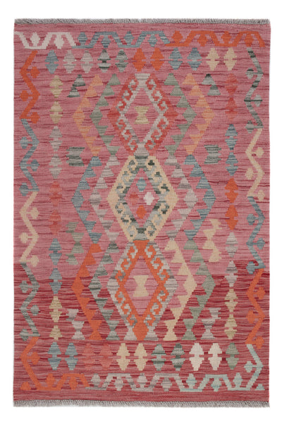 Kelim Maimene Teppich 86x127cm - mehrfarbig
