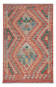 Kelim Maimene Teppich 83x130cm - mehrfarbig