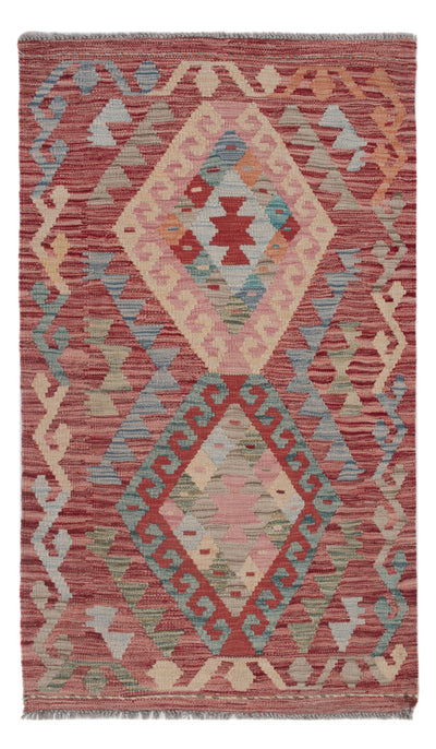 Kelim Maimene Teppich 81x131cm - mehrfarbig