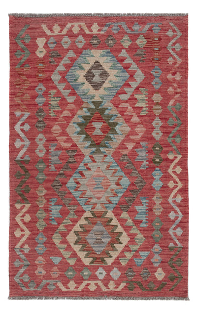 Kelim Maimene Teppich 81x130cm - mehrfarbig