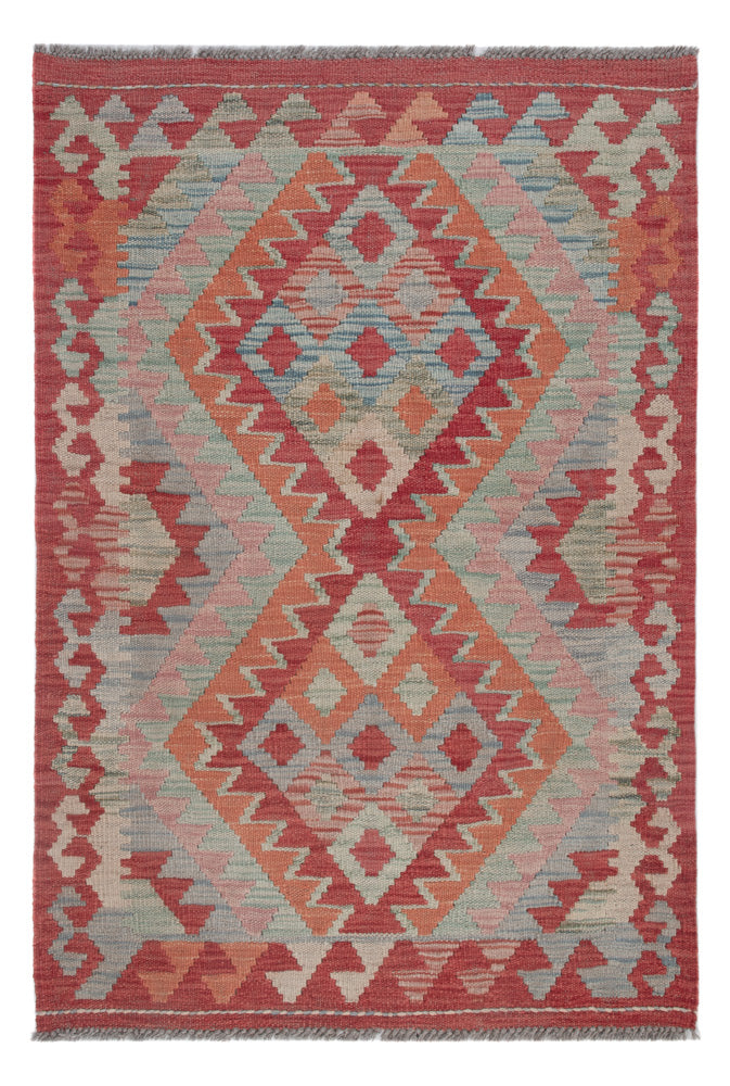Kelim Maimene Teppich 82x120cm - mehrfarbig