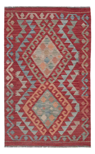 Kelim Maimene Teppich 76x122cm - mehrfarbig